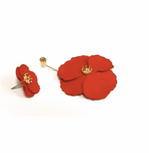 Load image into Gallery viewer, FIONA Drop Earrings in Crimson