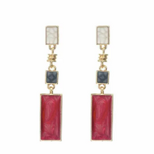 Load image into Gallery viewer, MAEVE Gold Drop Statement Earrings