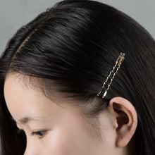 Load image into Gallery viewer, Gold Twist Bobby Pin Set
