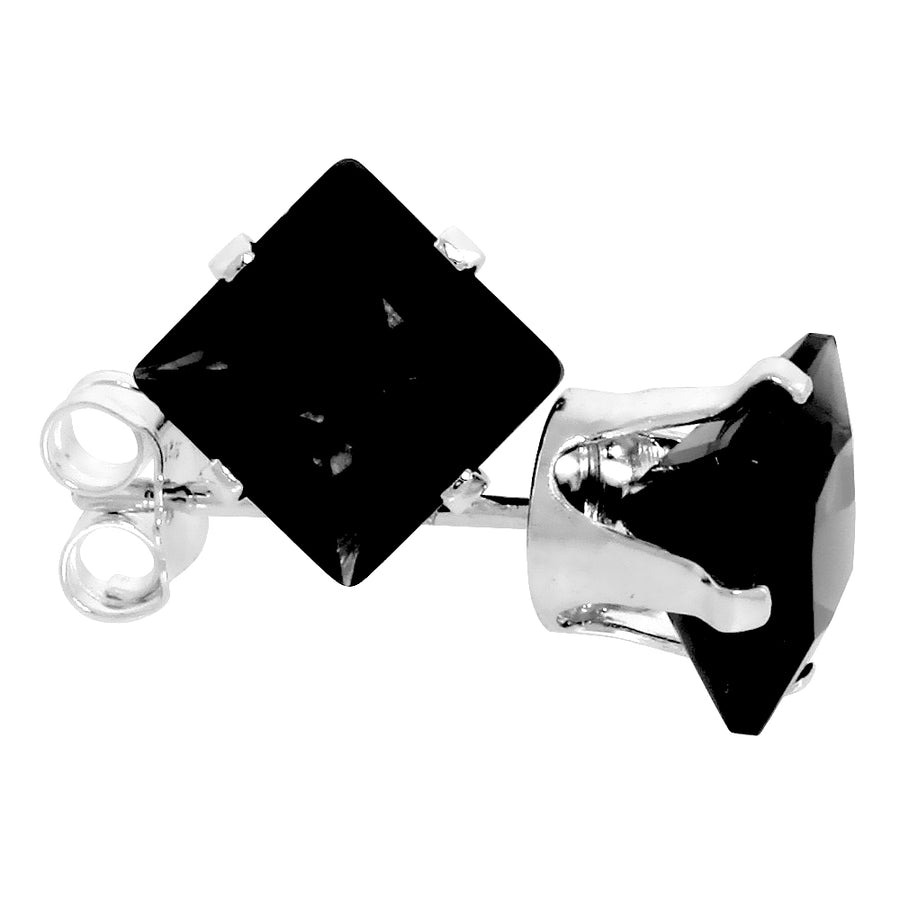 BOXI Black CZ Studs